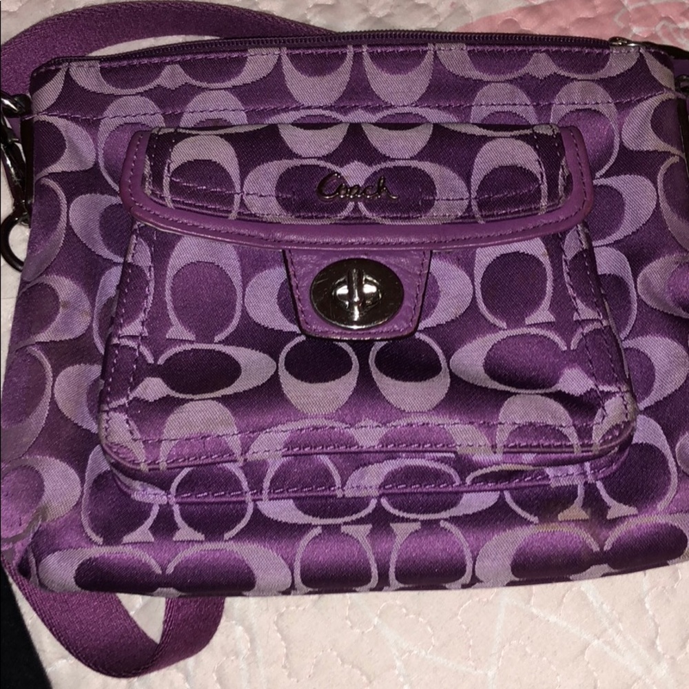 Coach Purple crossbody